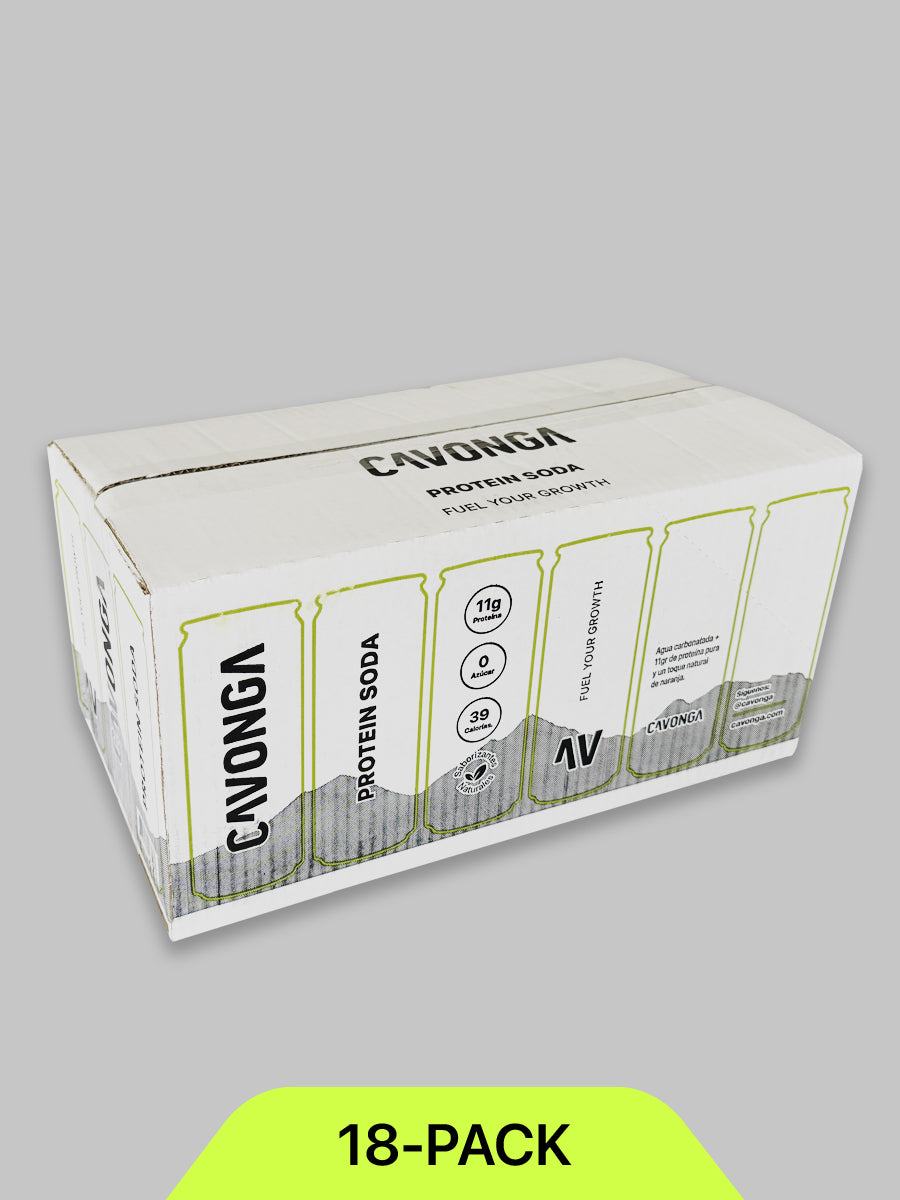 CAVONGA | Protein Soda 355 ml | 18 PACK