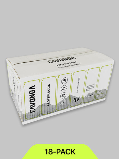 CAVONGA | Protein Soda 355 ml | 18 PACK