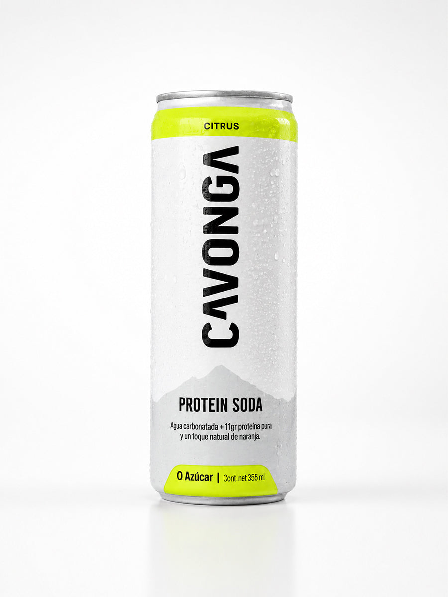CAVONGA | Protein Soda 355 ml | 18 PACK