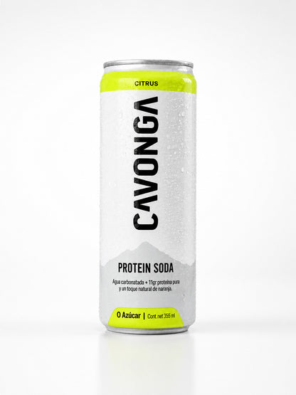 CAVONGA | Protein Soda 355 ml | 18 PACK